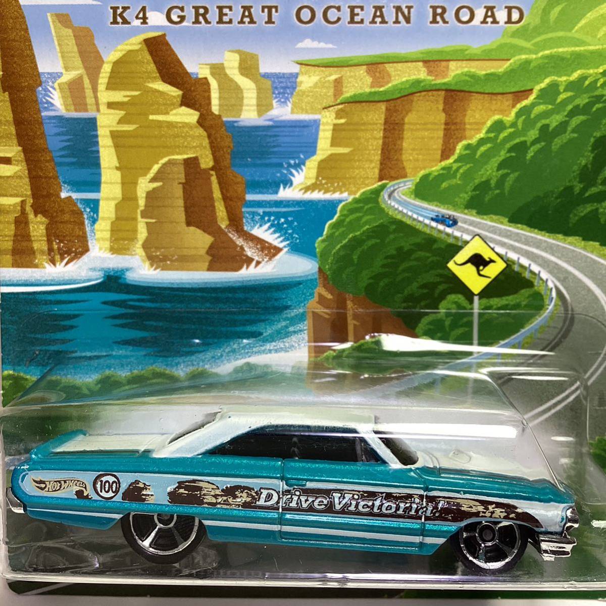 ☆ホットウィール☆ カスタム '64 フォード ギャラクシー 500 ブリスター凹みあり Hot Wheels