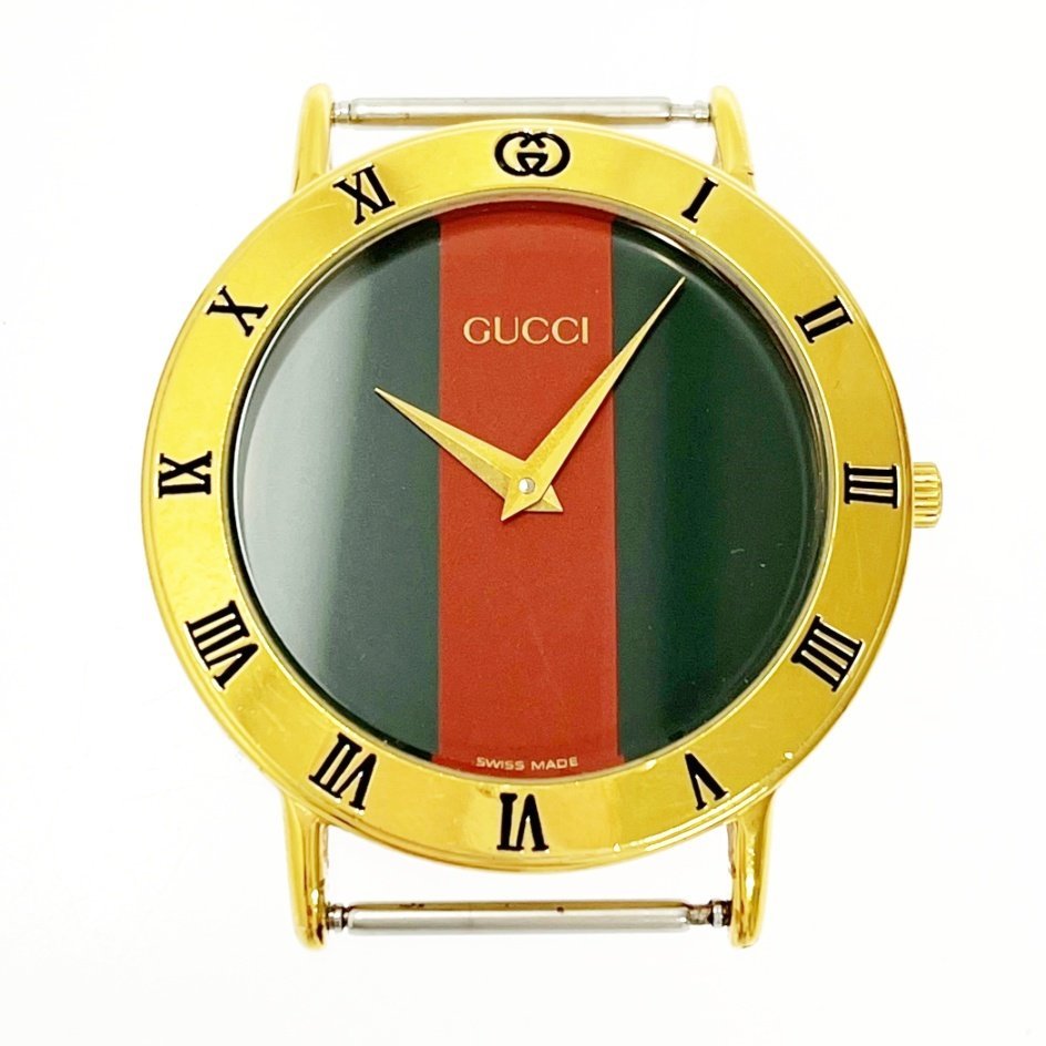 1円スタート】【箱付き】GUCCI グッチ 3000.2.M GP グリーン×レッド