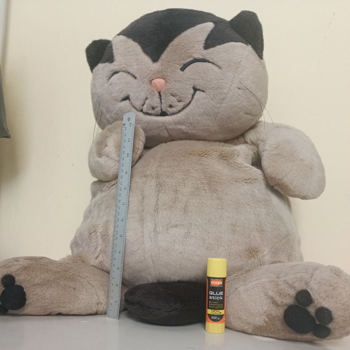 Yahoo!オークション レトロぬいぐるみ 猫のヤーコプぬいぐるみ 大きめ