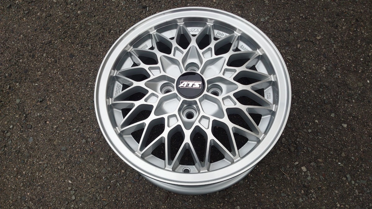 ATS アルミホイール メッシュ 未使用品 1本のみ 6J-14 ET35 PCD100 made in Germanyドイツ製 インテリア 飾り オブジェ等に 倉庫整理 旧車