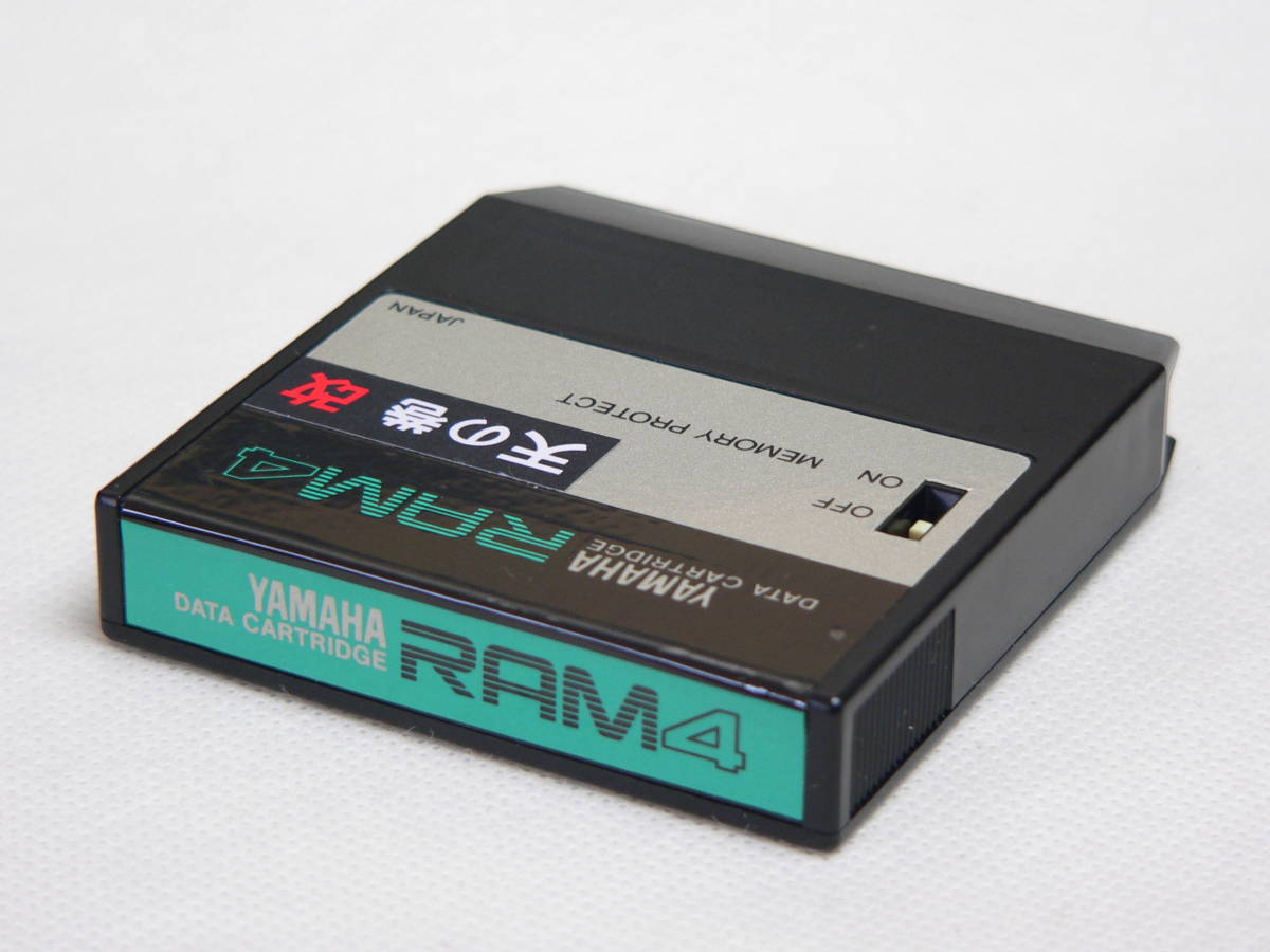YAMAHA RAM4 RAMカートリッジ DX7II / DX7s / TX802 等で音色の保存や