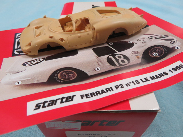 レジンキット 1/43 Starter - Ferrari P2 No.18 Le Mans 1966 #1006
