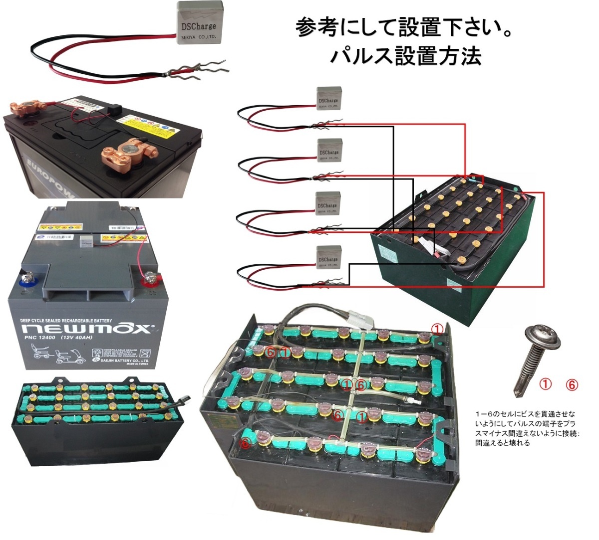 新開発パルス充電器ブラック、大型車両、事業用バッテリーなどに有効