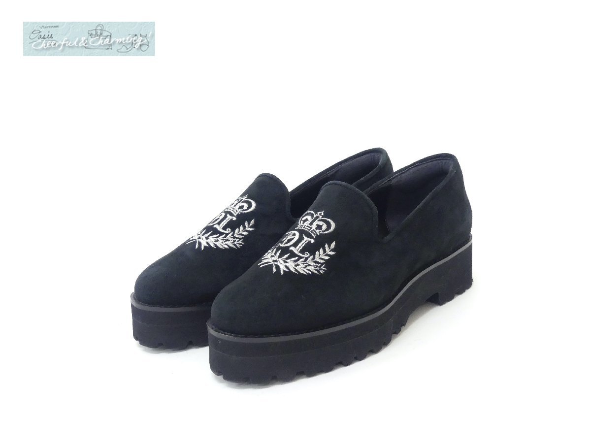ＤａｉｓｙＬｉｎデイジーリンフォクシーFOXEY黒ベロアコクーントップス38 未使用 DAISY LIN/FOXEY ベロアクッションオペラ シューズ 36