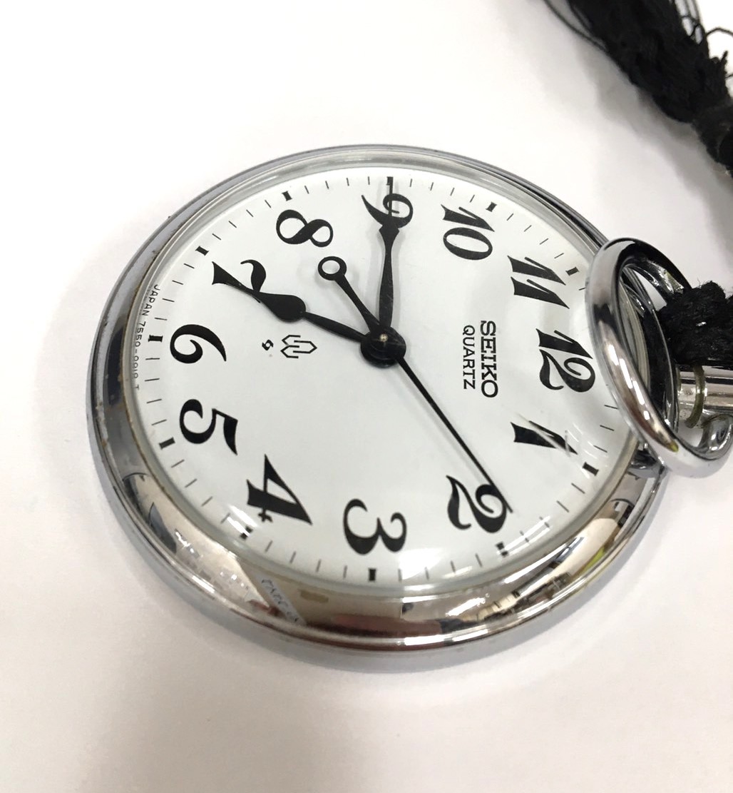 3436【中古品】SEIKO 鉄道懐中時計 セイコー 7550-0010 903388
