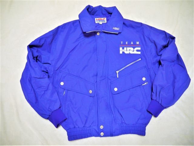 ▽♪ HRCホンダレーシング フルジップジャケット ジャンパー 紫 M