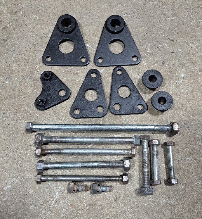 2 Z250FT エンジンハンガー ボルトセット 当時物 フレーム