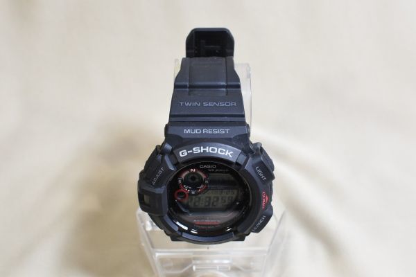 ◆G－SHOCK　GW-9300-1JF　マッドマン　電波時計　タフソーラー　中古品◆