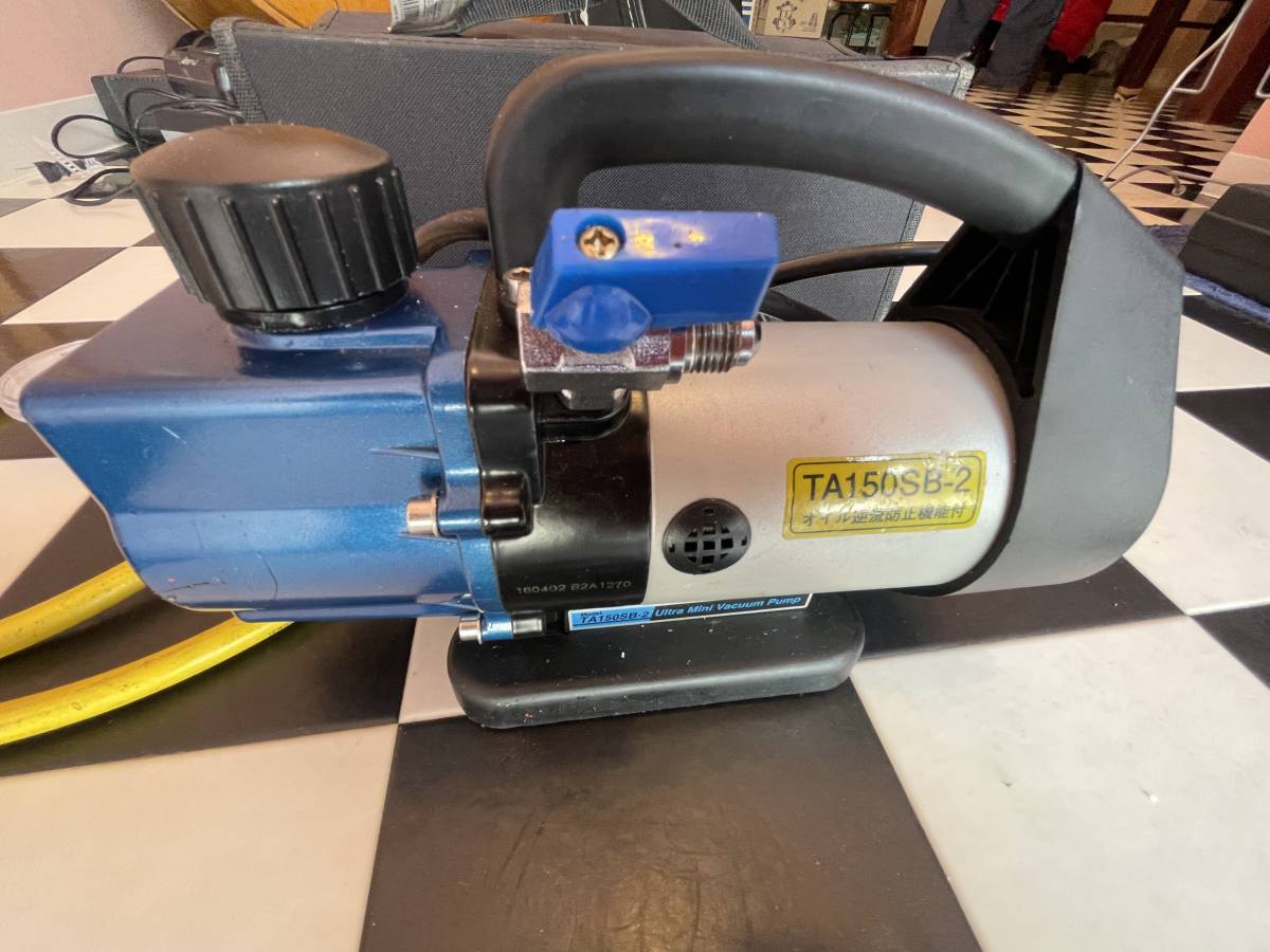 中古品 / 動作品！TASCO/タスコ ウルトラミニツーステージ真空ポンプ TA150SB-2