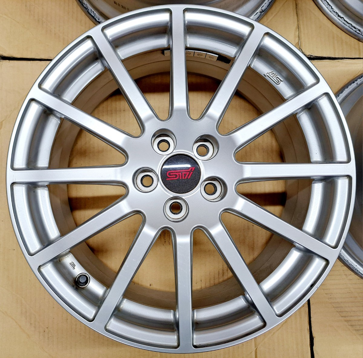 スバル純正 17インチ エクシーガ スバル XV フォレスター レガシィ インプレッサ PCD100 アルミホイール【富山】中古4本 100％車検対応 SUBARU スバル エクシーガ 純正 5スポーク 17インチ ホイール 4本 7J