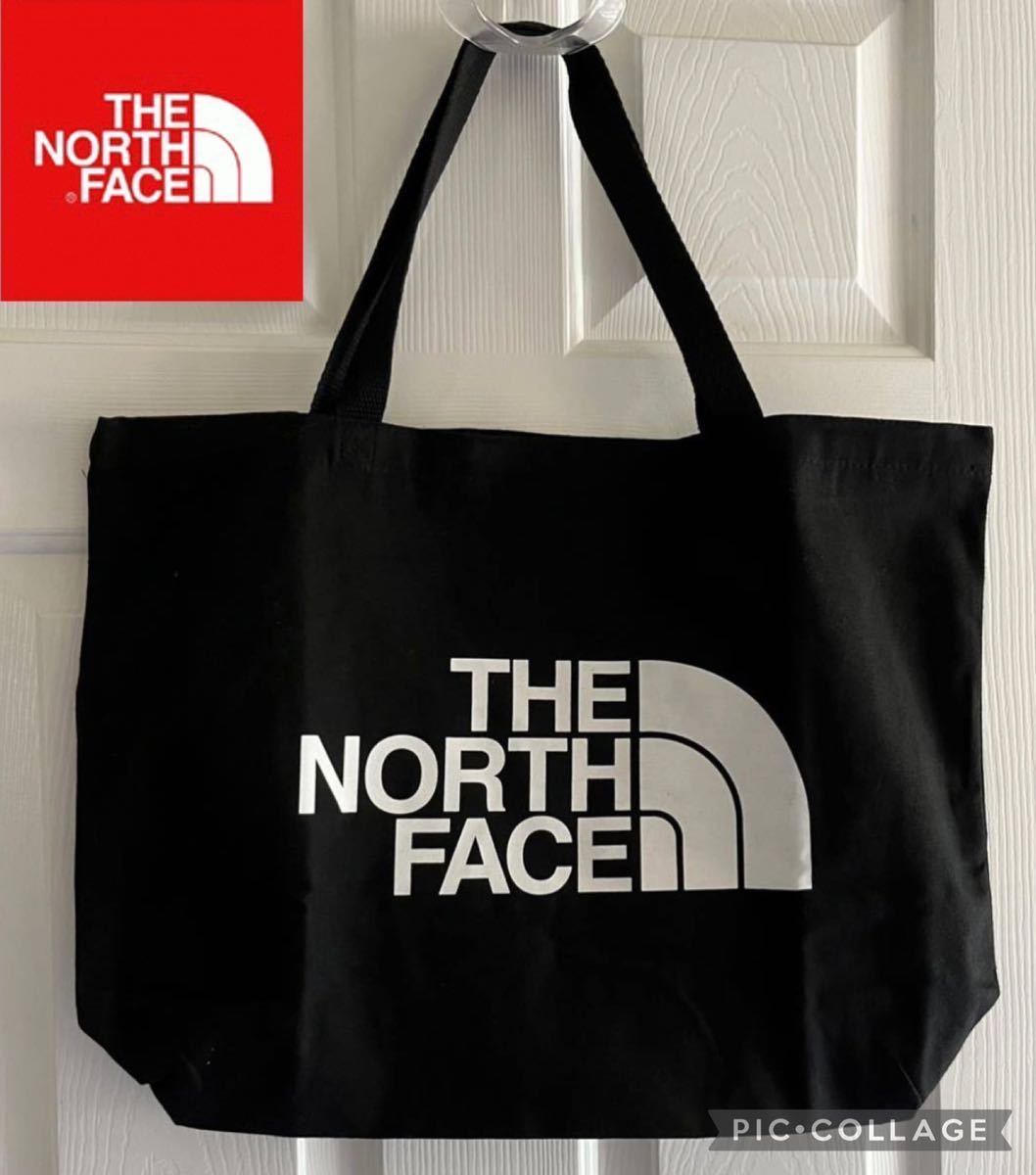 【送料無料】アメリカ限定★新品ノースフェイス THE NORTH FACE エコバッグ トートバッグ 黒