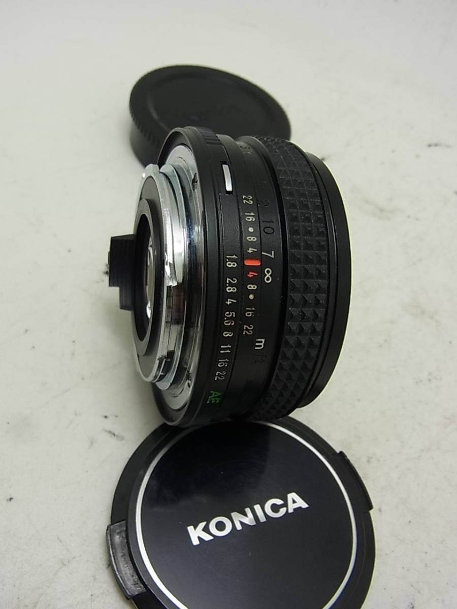 ☆ コニカ Konica AR 40mmF1.8 通称：パンケーキレンズ （清掃整備済み