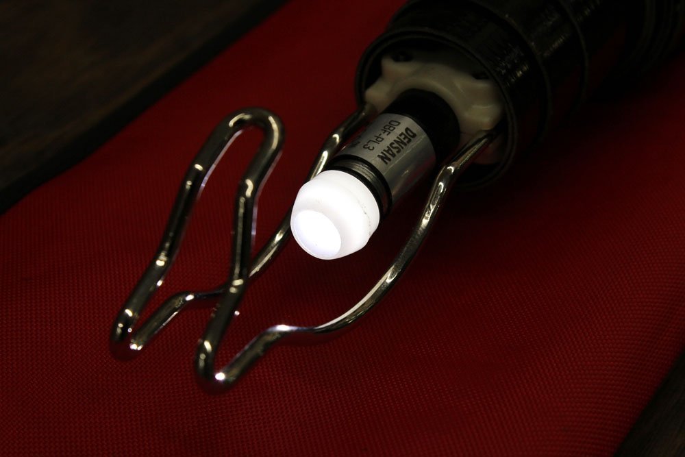 美品 DENSAN ブラックフィッシャー (レッド) DRF-10000L JEFCOM ジェフコム ケーブルキャッチャー 中古品