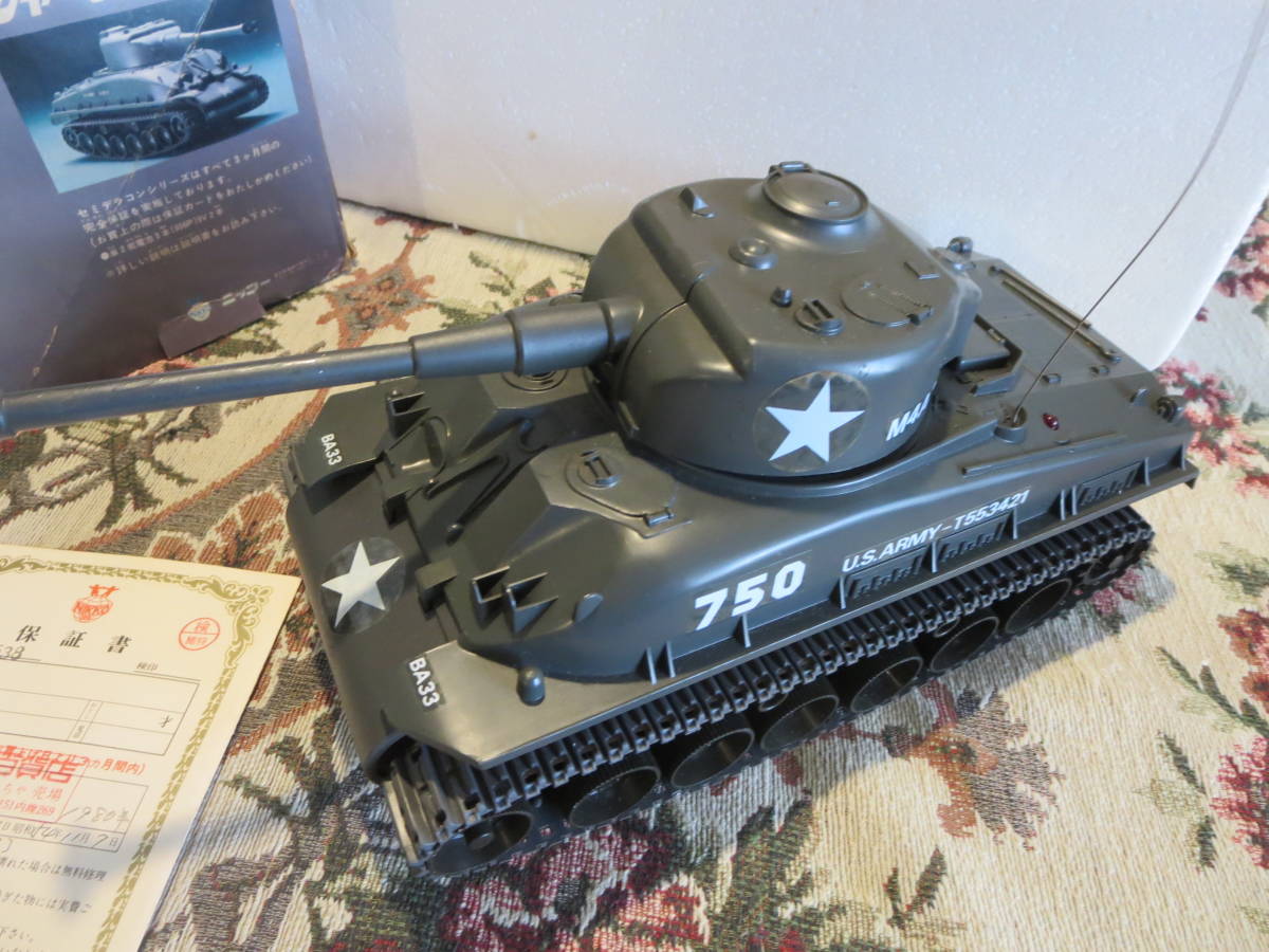 ニッコー 戦車のラジコン シャーマン・タンク 箱付き ニッコー