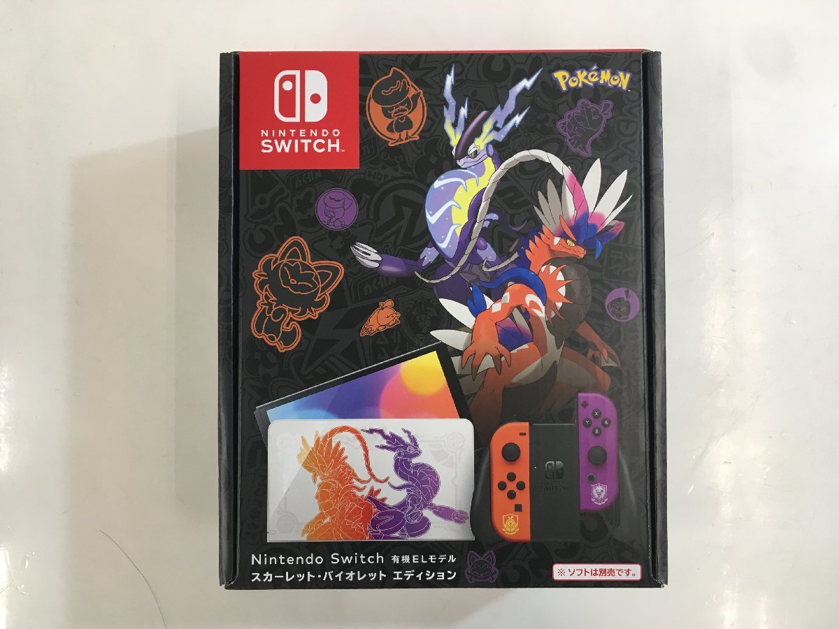 2025，限定SALE 任天堂 Nintendo Switch ニンテンドースイッチ 本体 有機ELモデル スカーレット バイオレット エディション ポケットモンスター 4(ニンテンドースイッチ本体)｜売買されたオークション情報、yahoo ニンテンドースイッチ本体