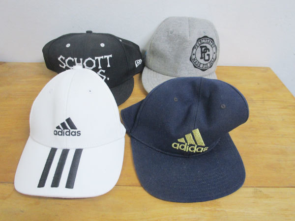 ■得々■OSFX＆NEW ERA＆PEARL ATES/adidas＆PEARLYGATES＆NEW YORO CITY/キャップ/帽子/64cm＆63.5cm他/4点セット