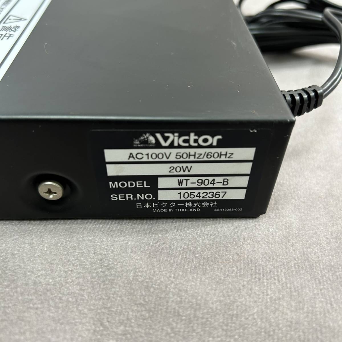 通電確認済】VICTOR WT-904-B ワイヤレスチューナー WIRELESS TUNER