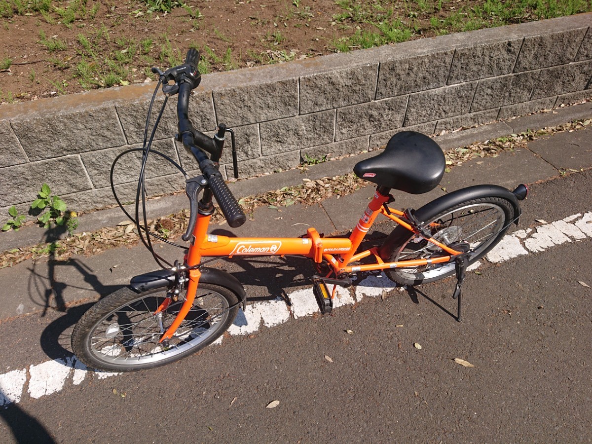 ★☆ 20インチ コールマン 折り畳み式自転車 Coleman 折りたたみ自転車 SHIMANO 6段ギア ☆★ Coleman 20インチ 折りたたみ自転車 COL23FDB206AL 店舗受取限定折りたたみ自転車 キャンプ