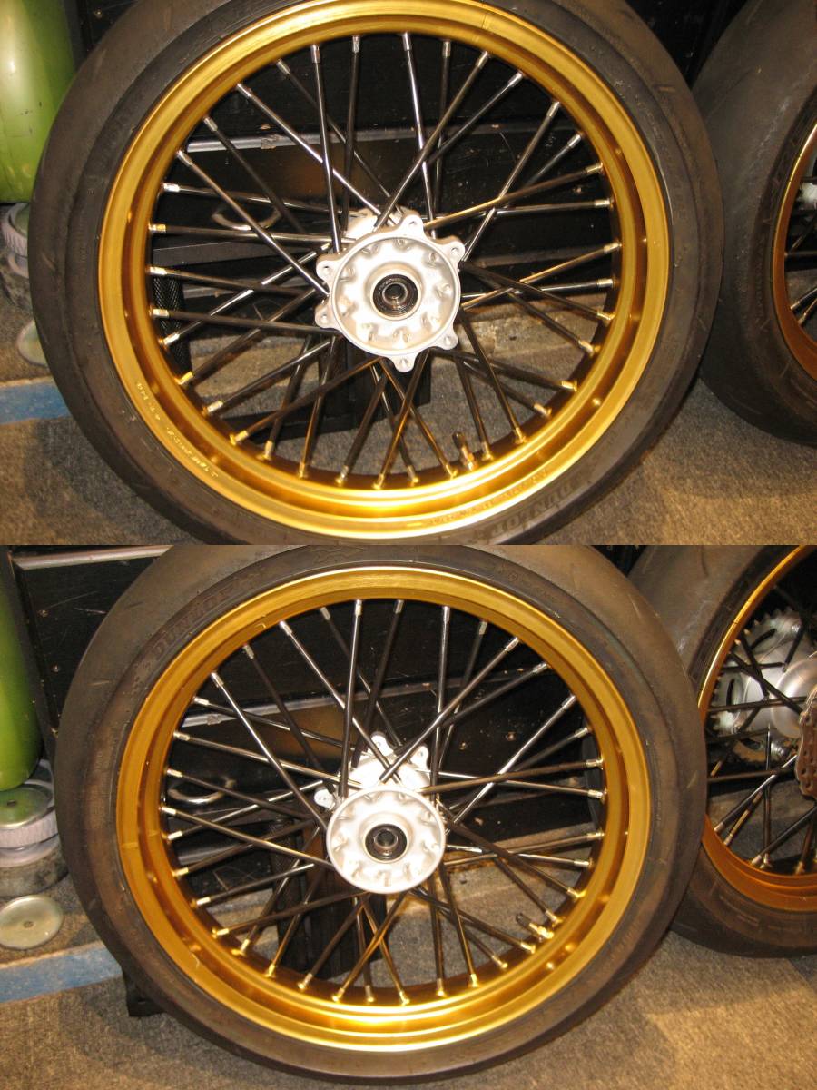 ホンダCRF250M純正 モタードホイール前後セットMD-38用