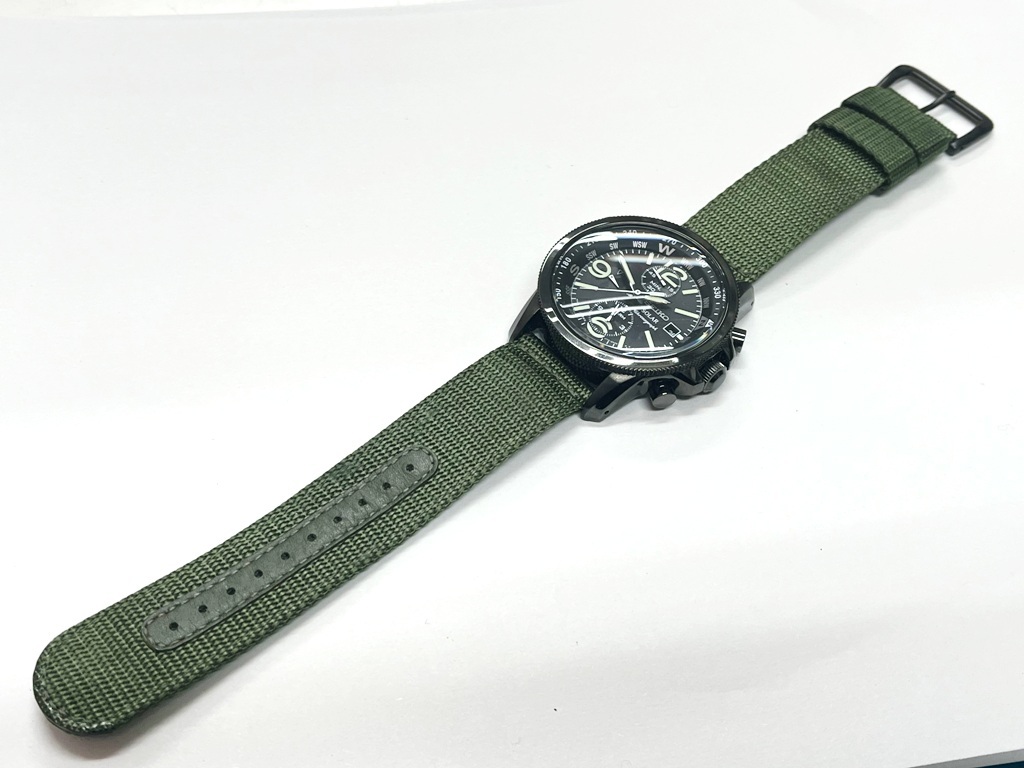セイコー V172-0AL0 - Seiko Solar ソーラークロノグラフ 希少な 
