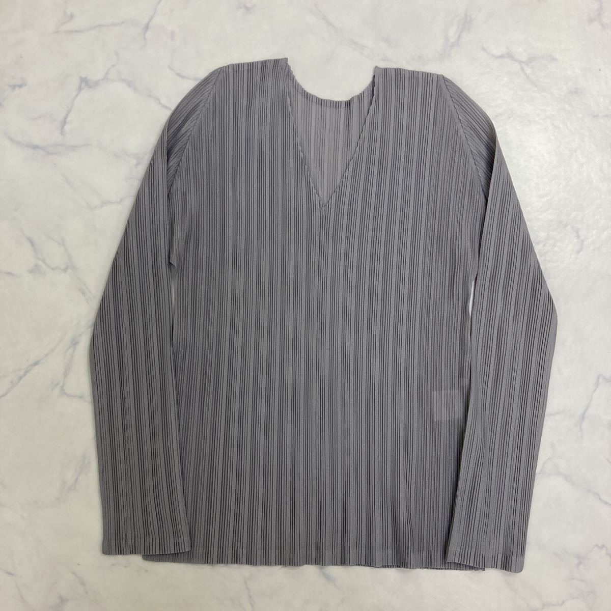 美品 ISSEY MIYAKE FETEイッセイミヤケ プリーツ 柄 トップス2