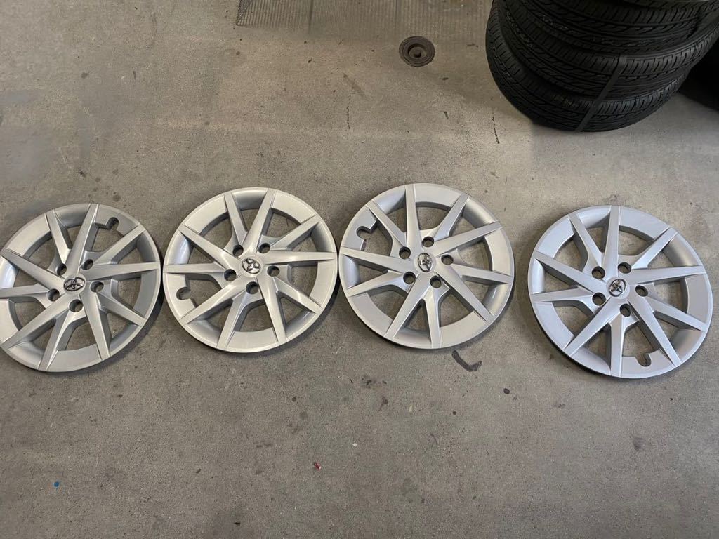 新車外し16インチトヨタ純正鉄ホイール＋ホイールキャップ トヨタ