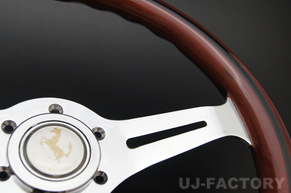 ★激安！ウッド（WOOD）ステアリング/ナルディタイプ 33φ