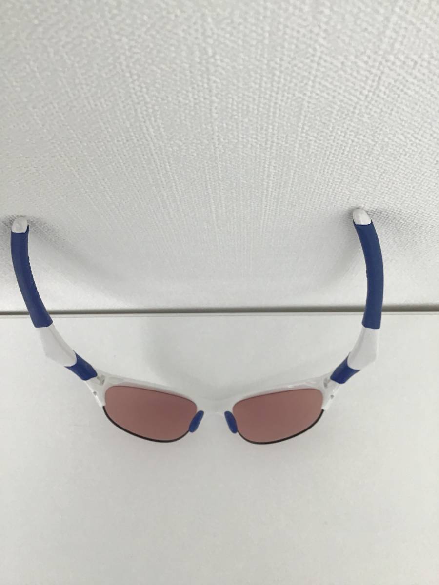 OAKLEY スポーツサングラス ブラック⁄ブルーレンズ オークリー