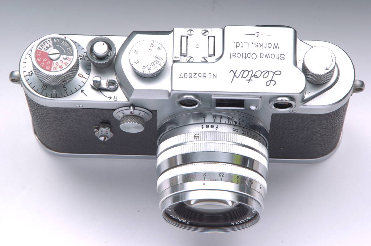 レオタックス Leotax f ボディ + Tokyo Kogaku Topcor 5cm F2 レオ