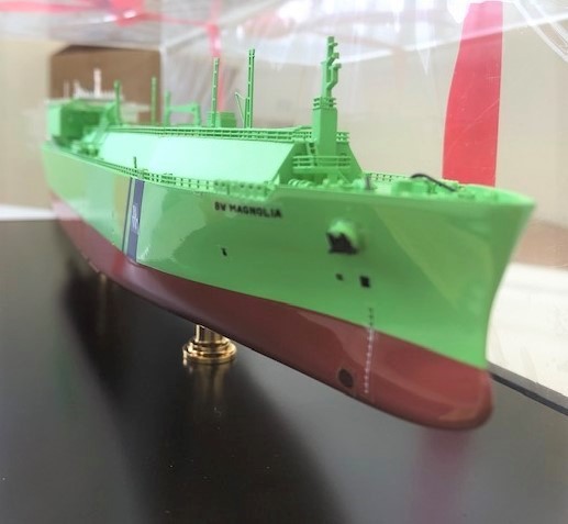 【非売品】DSME BW MAGNOLIA 1/800スケール 模型 shop｜ラクマ - DSME にお's BW MAGNOLIAの通販 by 新造ガス船「