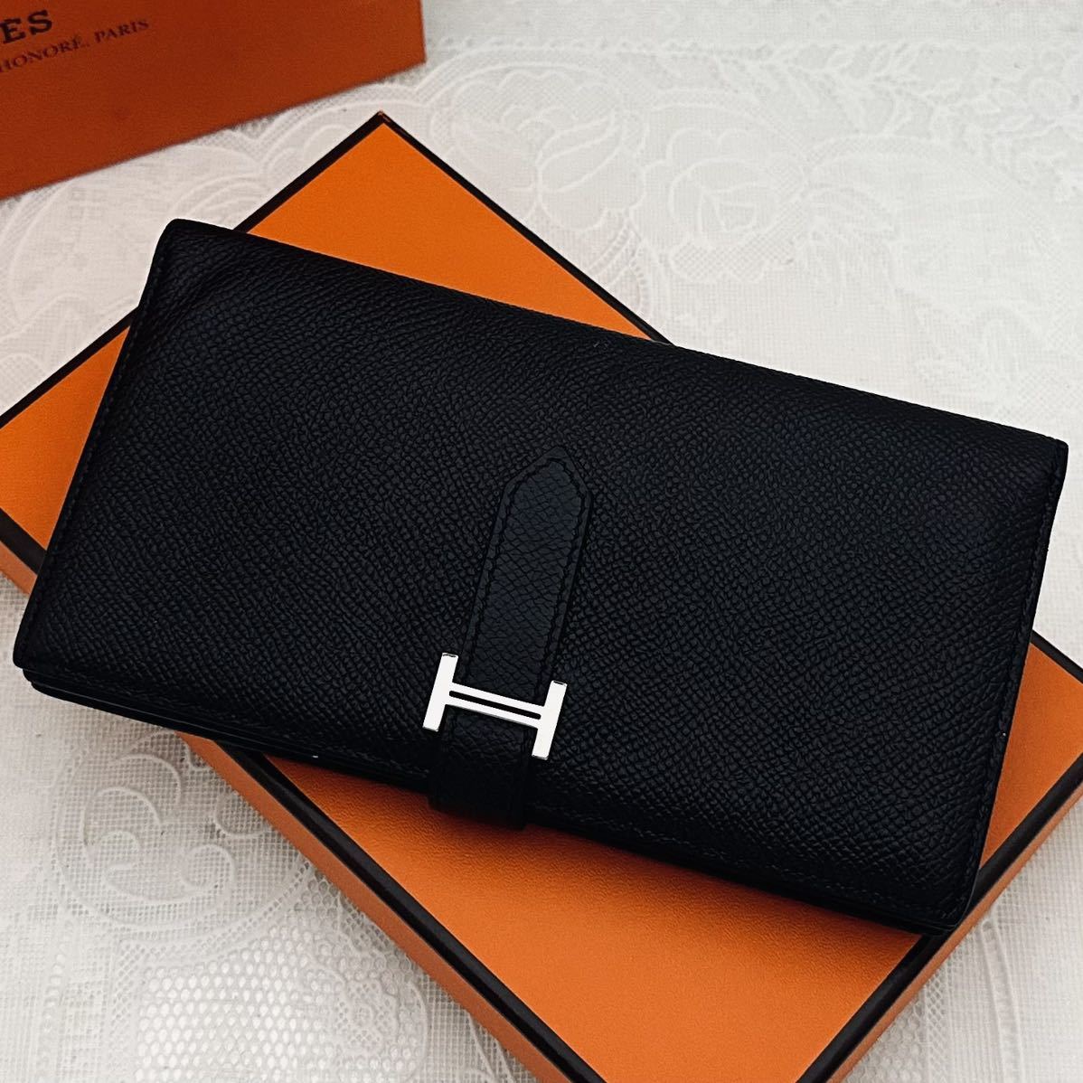 人気カラー【入手困難】 HERMES エルメス 長財布 ベアンスフレ ヴォー 