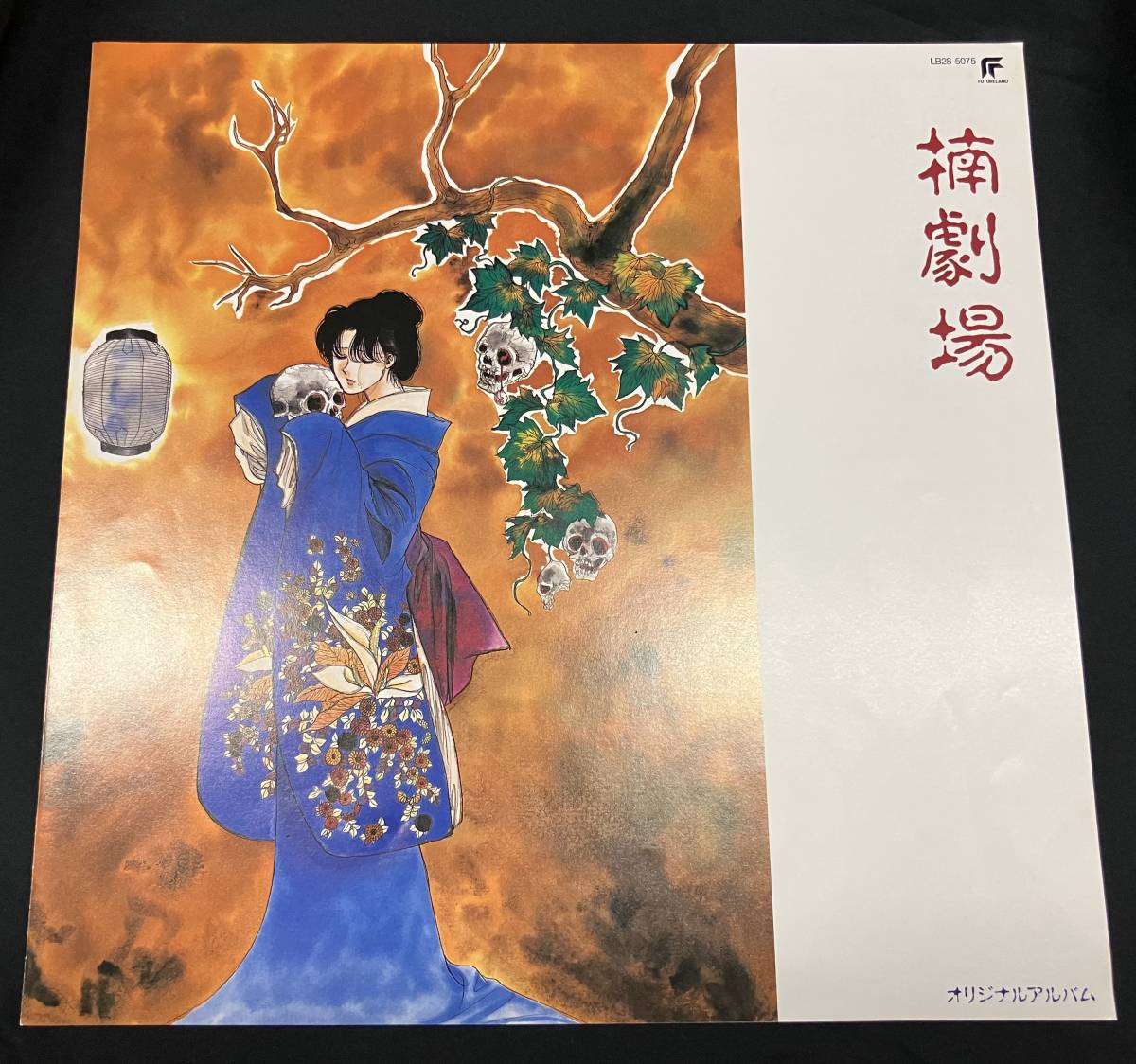 楠劇場 オリジナルアルバム LPレコード 楠桂 谷山浩子 イラスト集・帯
