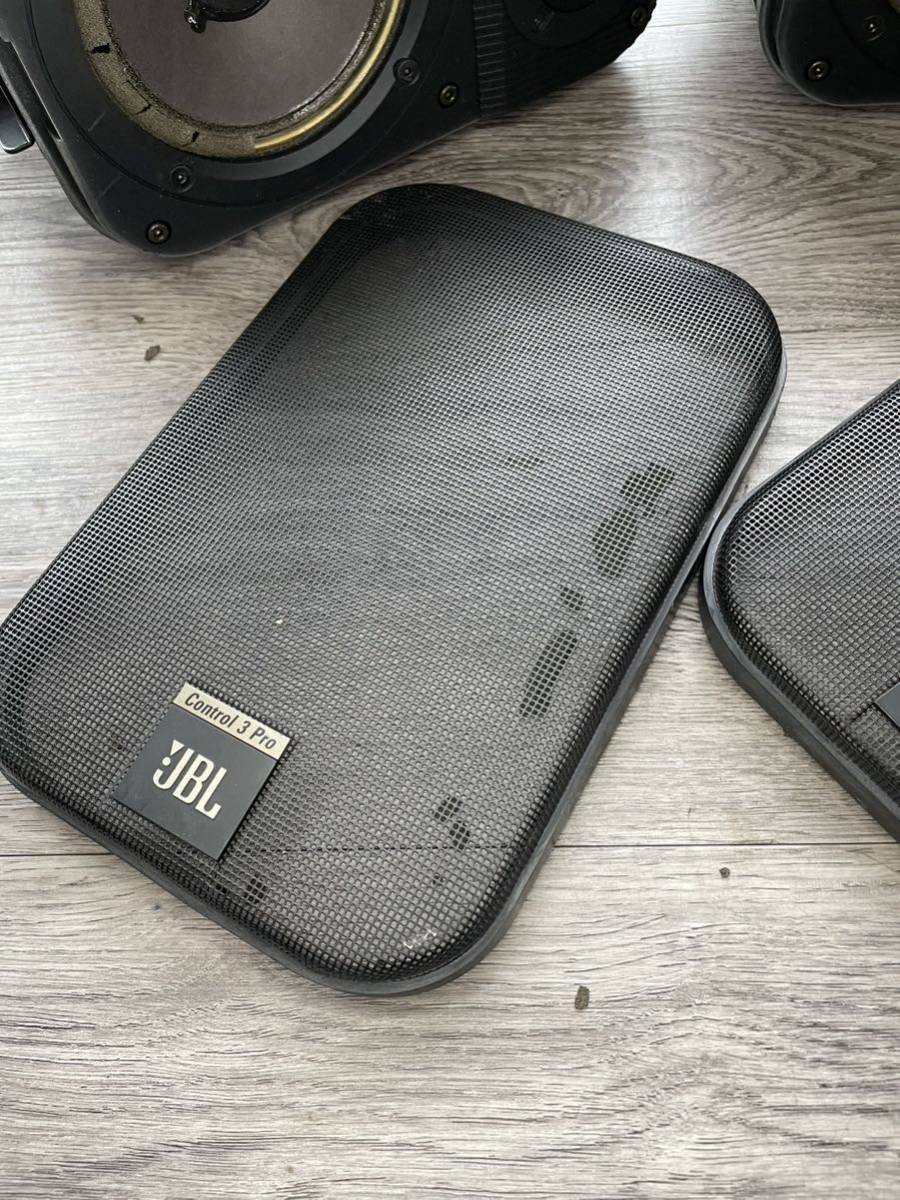 JBLスピーカー JBL CONTROL 3 PRO 共に動作品 釣金具付き 現状 JBL