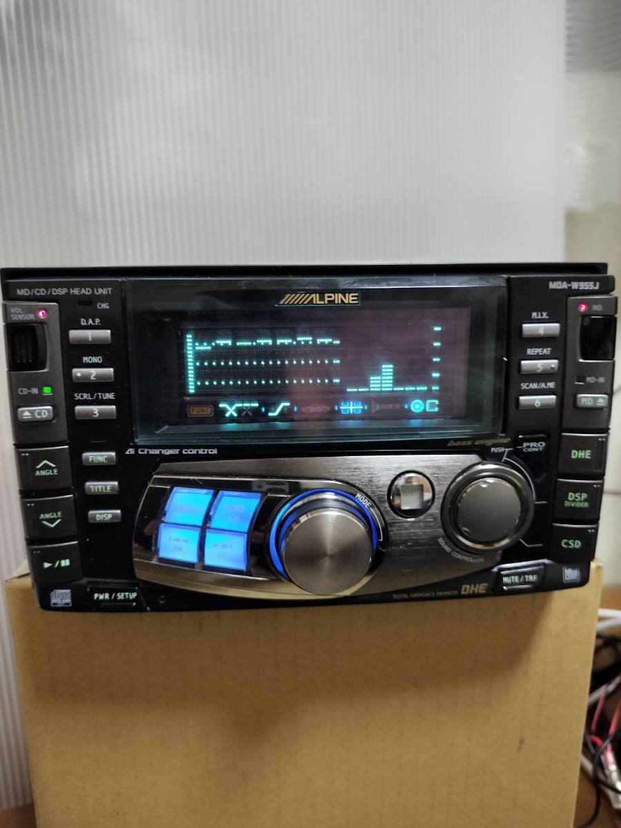 ALPINE アルパイン CD/MDプレイヤー MDA-W955J カーステレオ MDA-W955J