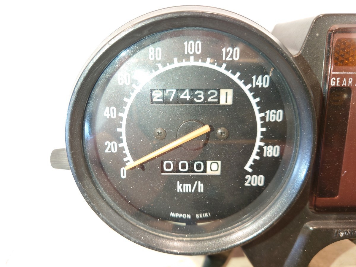 GSX450E 純正 メーター スピードメーター タコメーター ケース カバー