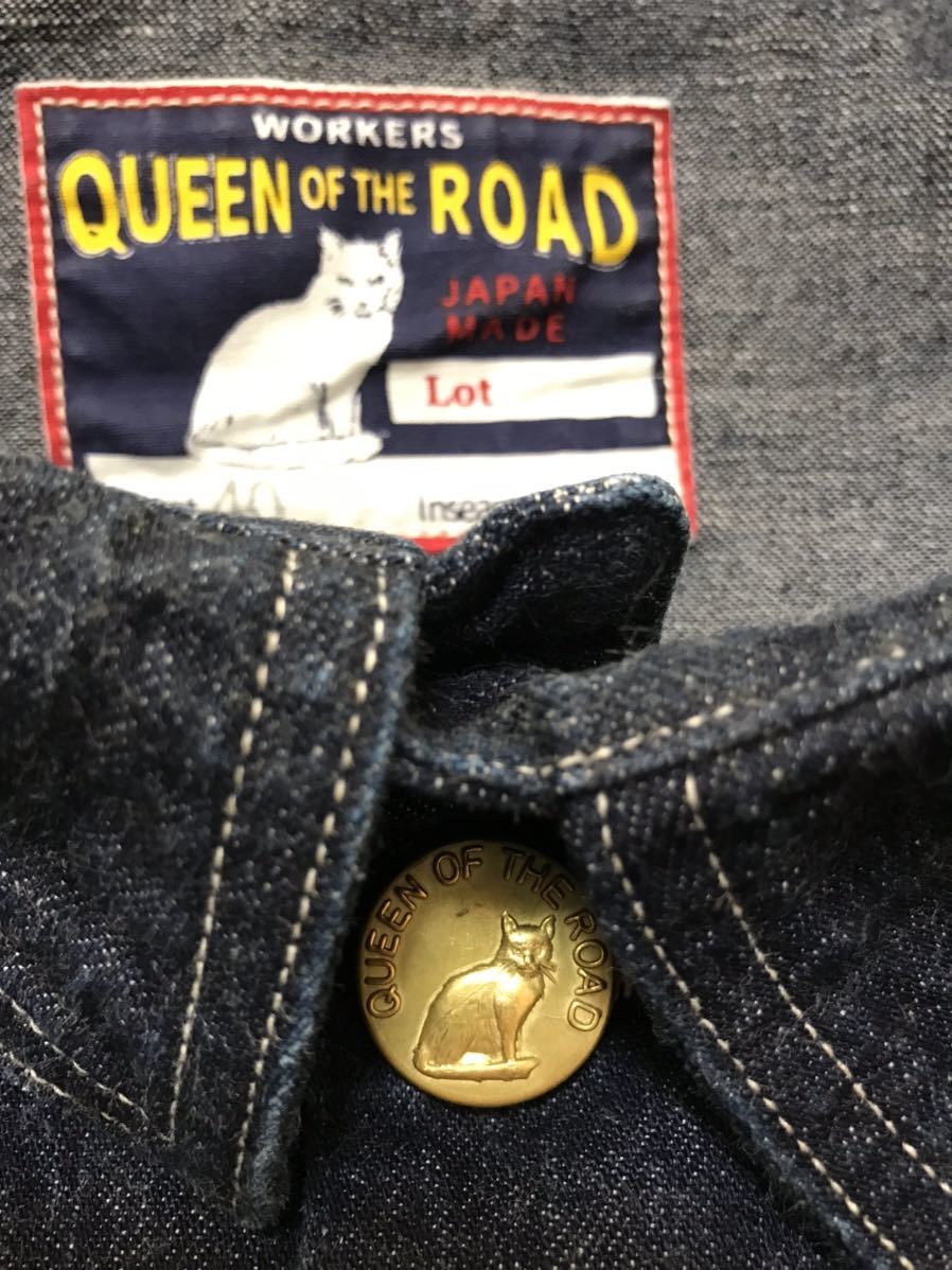試着のみ・送料込み。ワーカーズカバーオール。workers queen of the road TCBカバーオール好きの方にも。