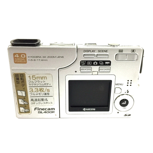 Finecam SL400R KYOCERA 0 コンパクトフィルム f=5.8 1円 Finecam SL400R KYOCERA 0 コンパクトフィルム f=5.8 1円