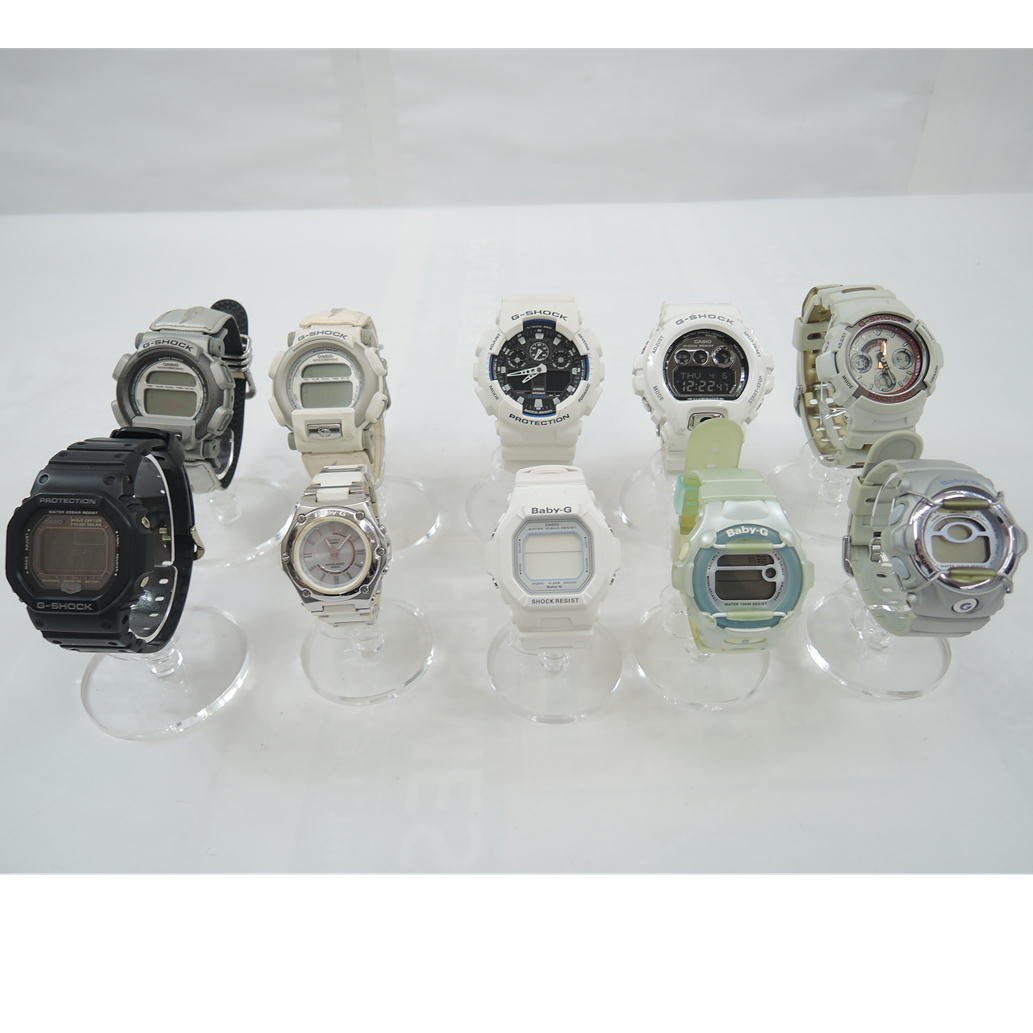 1円 ジャンク品 カシオ ベイビーG Gショック等 腕時計 計16点セット 1円【
