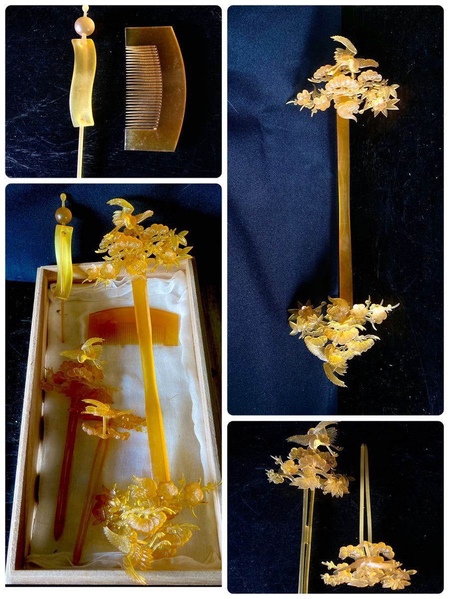 かんざし - Yahoo!オークション 花嫁 「花嫁 鼈甲」の落札相場・落札 
