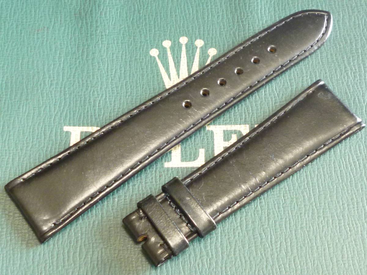 ロレックス純正尾錠、ダークブラウン 未使用品 ヴィンテージ