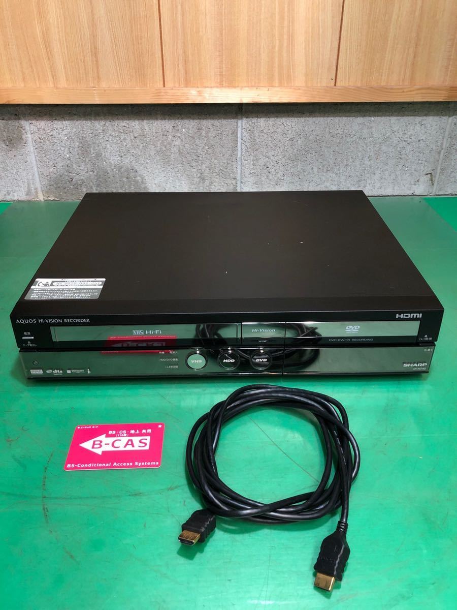 シャープ SHARP VHS - DV-HRW35 ビデオ一体型DVD⁄HDDレコーダー | DVD