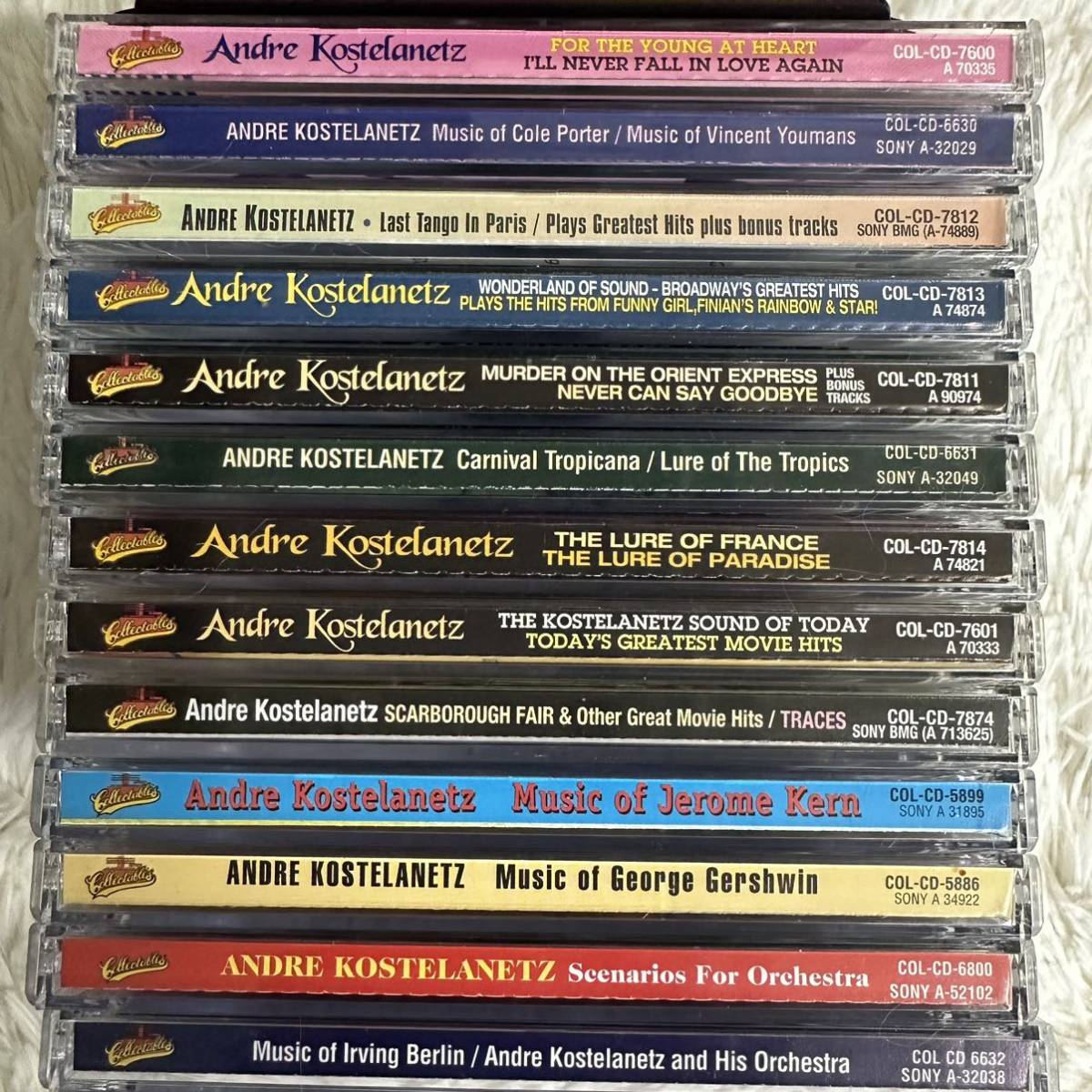 （アンドレ・コステラネッツ CD 13枚セット売）美品（Andre Kostelanetz）セット内容は、商品詳細と写真参照）輸入盤（管理番号Z（43）5-8)