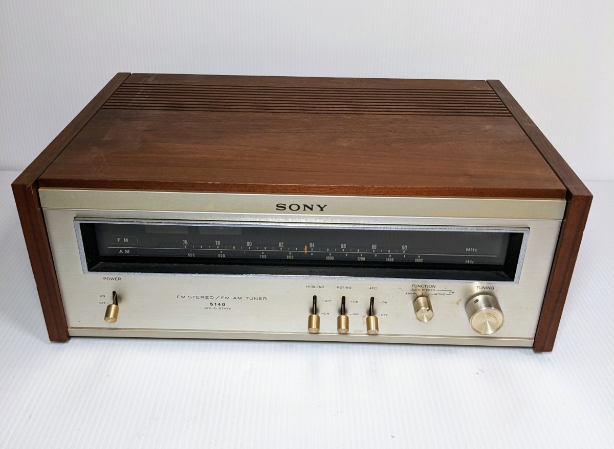 ジャンク品】SONY ST-5140 AM FMチューナー ST-5140 SONY ソニー
