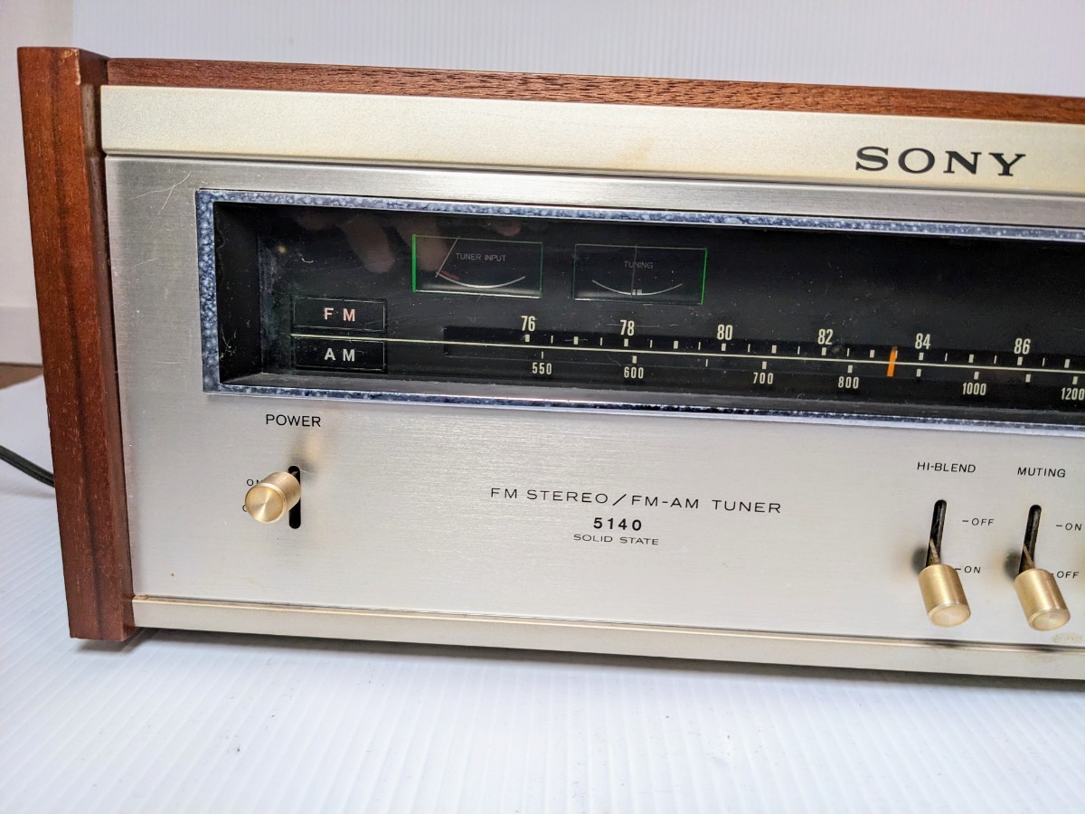 ジャンク品】SONY ST-5140 AM FMチューナー ST-5140 SONY ソニー