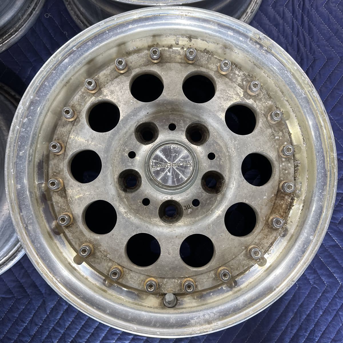 477】HAYASHI RACING LAGROTTA 14インチ 6.5JJ +28 5穴 PCD114.3 4本 