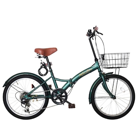 新品未開封】AIJYUCYCLE 折りたたみ自転車 20インチ P-008 モス 