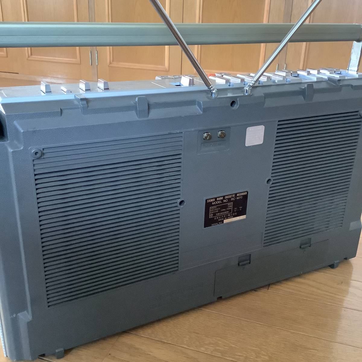 ビクターVictor RC-M70 カセッター ステレオ大型 高級ラジオカセット