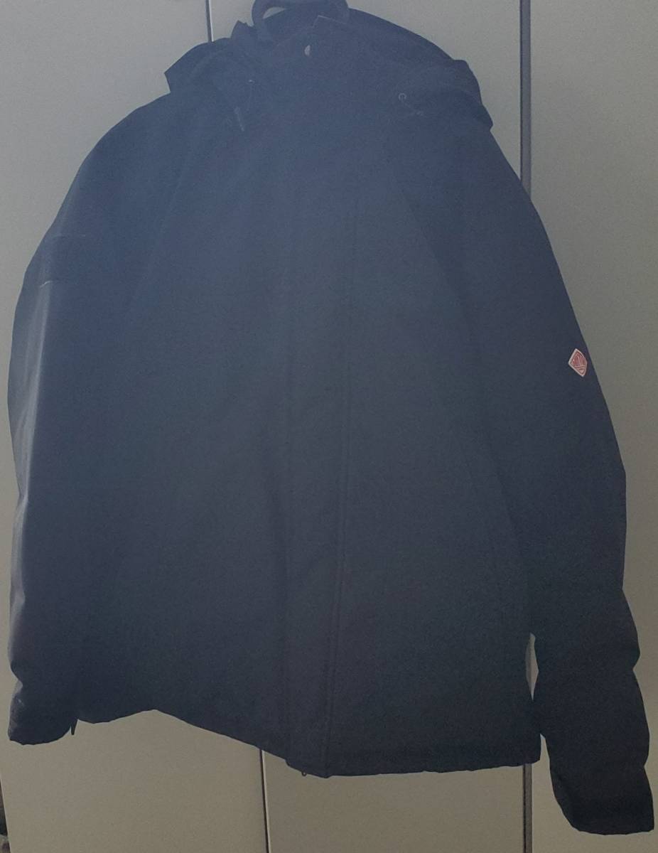 12542　ダントン　ダウンジャケット　ブラック　サイズL　着丈約72cm　袖丈約75cm　簡易梱包で発送