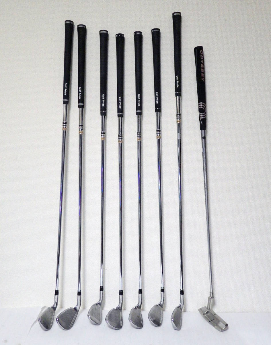 ★中古 テーラーメイド rac OS アイアン 7本セット 【A.S.P.9.8.7.5】 パターおまけ付き