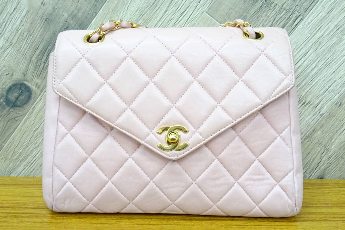 K広島04051OE] 鑑定済 CHANEL シャネル マトラッセ ココマーク 
